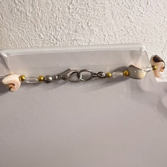 VINTAGE Women's Necklace Natural Cocomurex‎ Luhuanus Sea Shell Beaded 23 in. - Picture 11 of 12